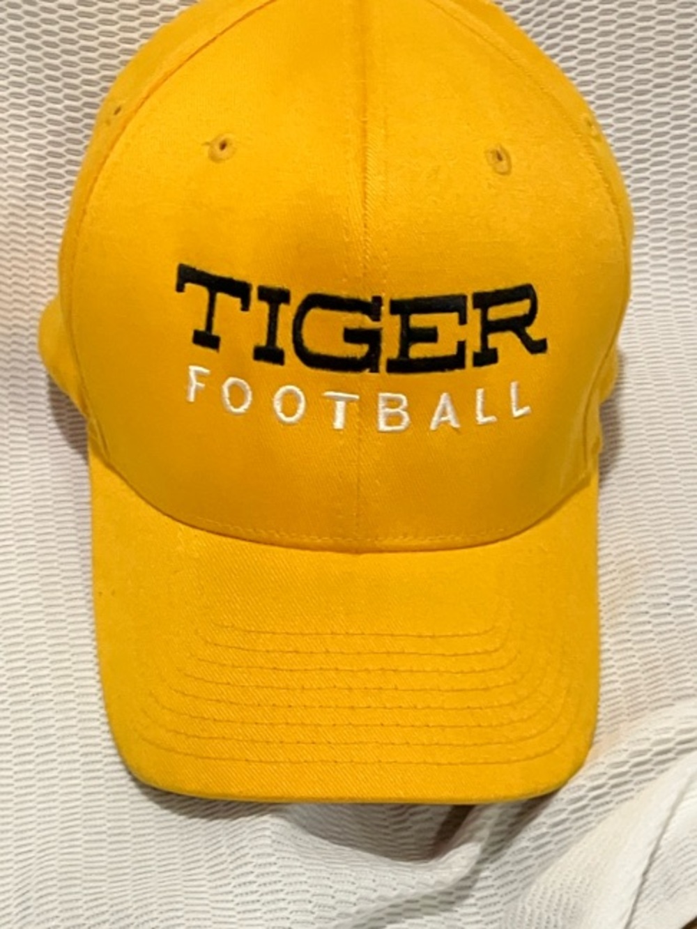 Yellow Tiger Football Baseball Cap - Unbranded